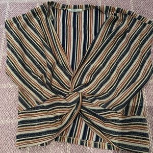 Zara Multicolor Shimmer Top